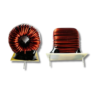 400uH 20A toroidal PFC inductor soldered on a Bitmain APW17 PSU PFC board.