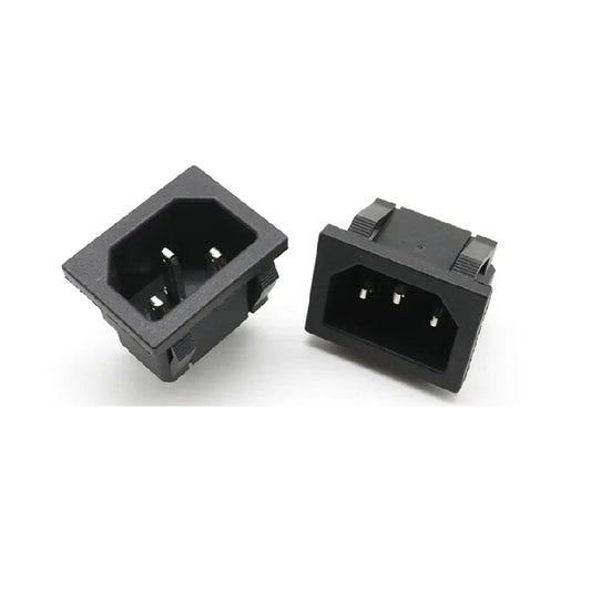 250V 10A C14 Power Male Plug Socket - Reliable Bitmain PSU Adapter