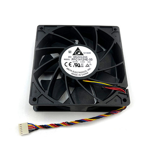 PFC1412HE-00 140mm Cooling Fan 12V 9A 8000 RPM for Whatsminer 6pin