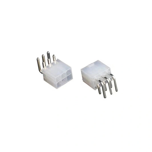 Slim Design 6p Connector Header - Space-Saving Right Angle Power Connector