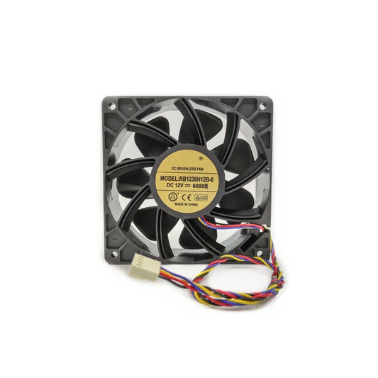 RB1238H12B-6 120x38mm ASIC Miner Cooling Solution, 6000 RPM