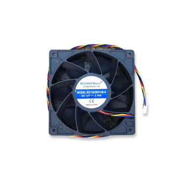 High-Speed 12cm DC Brushless Cooling Fan - RZ12038H12B-6, 120x120x38mm, New Condition