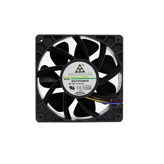 SHLF1212CHE-03 120x120x38mm Cooling Fan 12V 2.7A 6000RPM similar QFR1212GHE for Antminer
