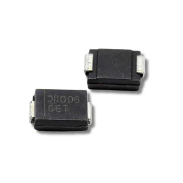 Front and back view of SMCJ18A Transient Voltage Suppressor