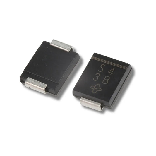 Front and back view of SS34-E3/57T S4 Schottky Diode for Whatsminer P221B PSU