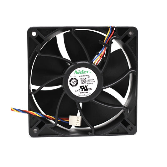 Nidec 12cm 12V High Speed 6000rpm Cooler W12E12BS11B5-07 Antminer S9 S20 S21