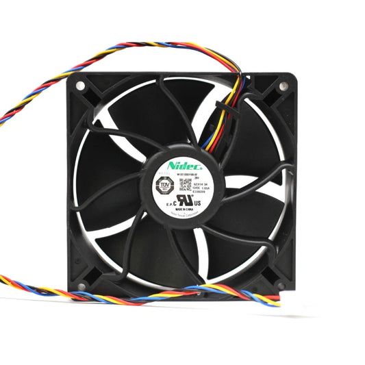 W12E12BS11B5-07 Antminer S21 S19k Fan 12cm 4pin Square 12V 1.65A