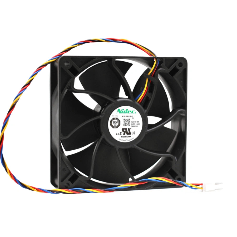 Antminer Fan 12cm 4pin Square 12V 1.65A W12E12BS11B5-07 - High-Quality Cooling Solution