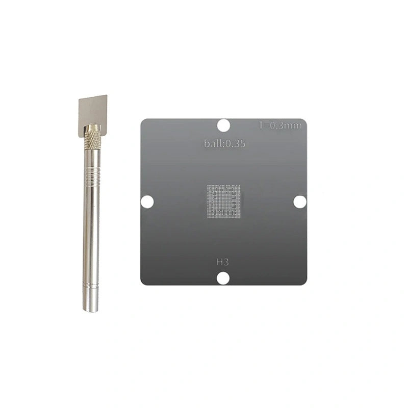 Whatsminer H3 CPU BGA Reballing Stencil - Precision Steel Mesh for Allwinner H3 Chip Repair