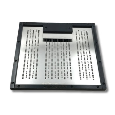 BOT thermal grease stencil layer for the Antminer S21+ hashboard, laser-cut steel mesh.