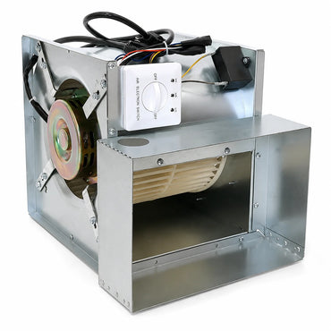 Antminer S21 Pro family Silver Industrial silencer with pure-copper AC motor for 140mm fan chassis.