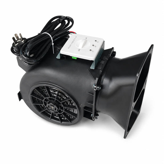 Black Mini silencer bundle with 4 square 4pin fan simulators + exhaust adapter for S21 / T21.