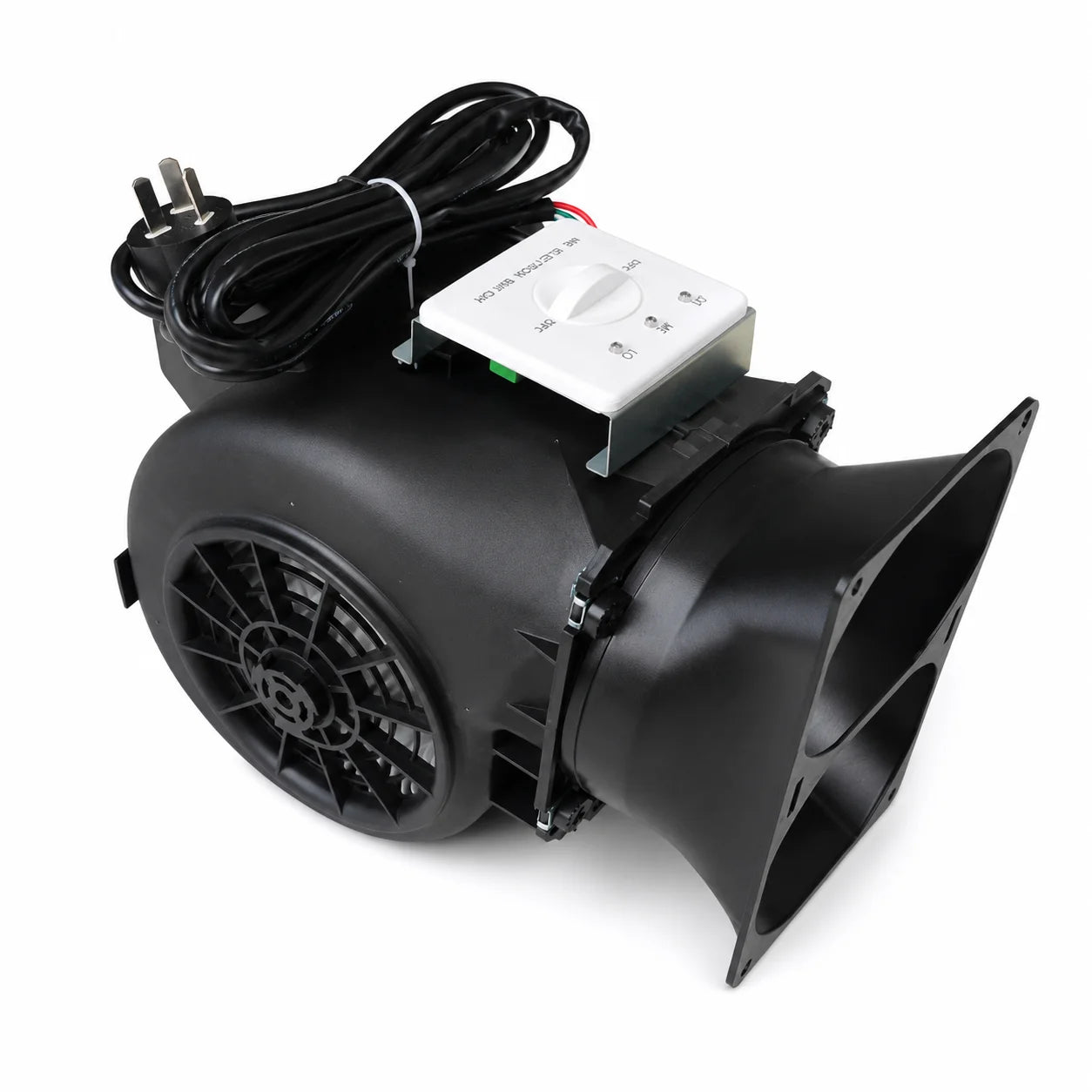 Black Mini blower for Avalon Canaan showing four Avalon fan simulators.