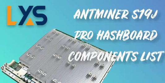 Antminer S19j Pro Crypto Miner Bitmain Hashboard Repair Guide Components List