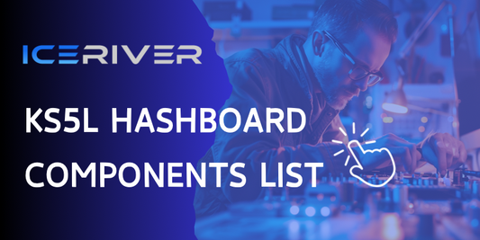 Iceriver KS5L Crypto Miner Hash Board Repair Components List