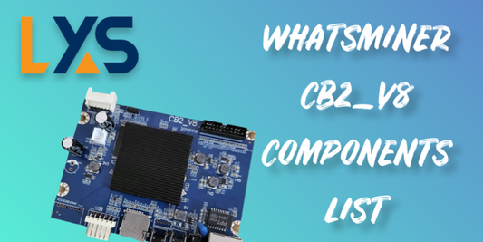 Whatsminer CB2 V8 Control Board H3 Components List Repair Guide