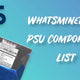 Whatsminer P21 Power Supply Unit Repair Components List