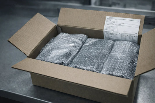 Mining spare parts packaged for international DDP shipping from China