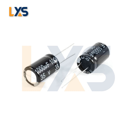 1000uF 35V In-Line Electrolytic Capacitor for Whatsminer Power Supply repair