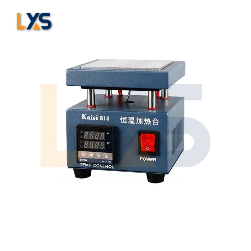 Kaisi 818 Adjustable Temperature Heating Station is a versatile tool designed to enhance work efficiency in various applications. With a heating area of 100*100*13mm