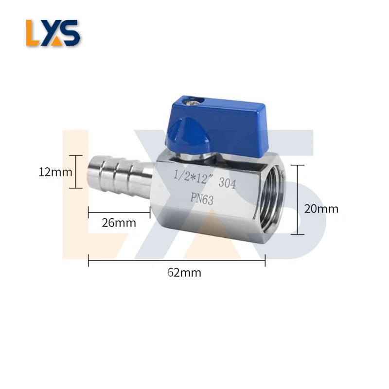 304 Stainless Steel Mini Ball Valve is an essential component for water cooling systems