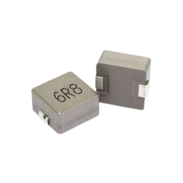 Front and rear view of 6R8 SMD Inductor