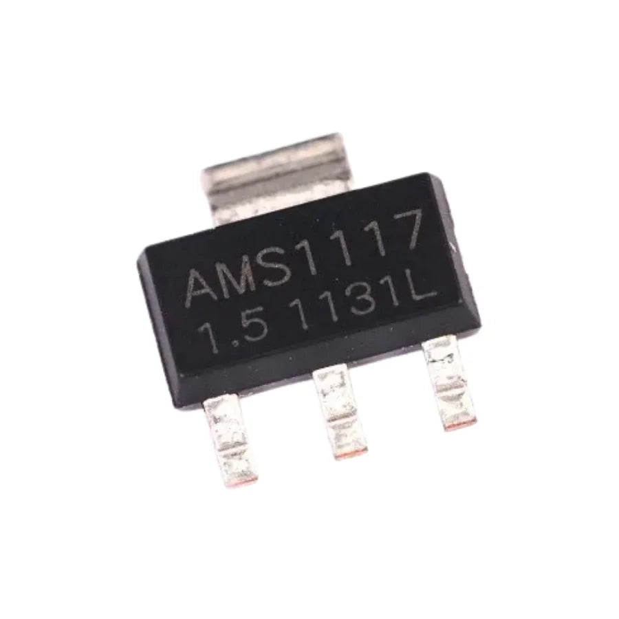 Front view of AMS1117 LDO 3.3V Voltage Regulator for Reliable Power Management