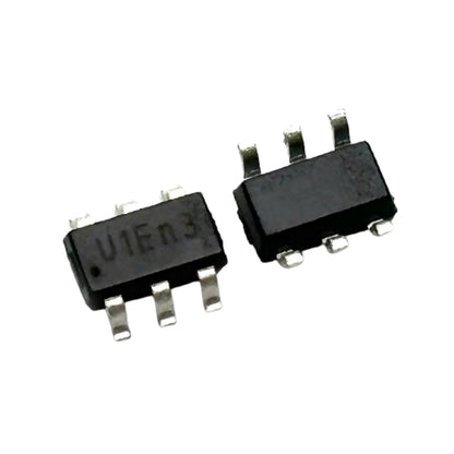 Front and rear view of AP2008TCER-ADJ U1D U1E Transistor