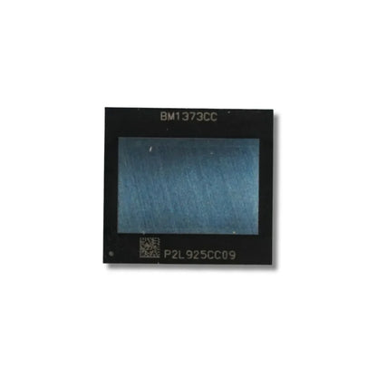 Genuine BM1373CC Bitmain ASIC chip for Antminer S23 Hydro hashboard repair, top view of chip.