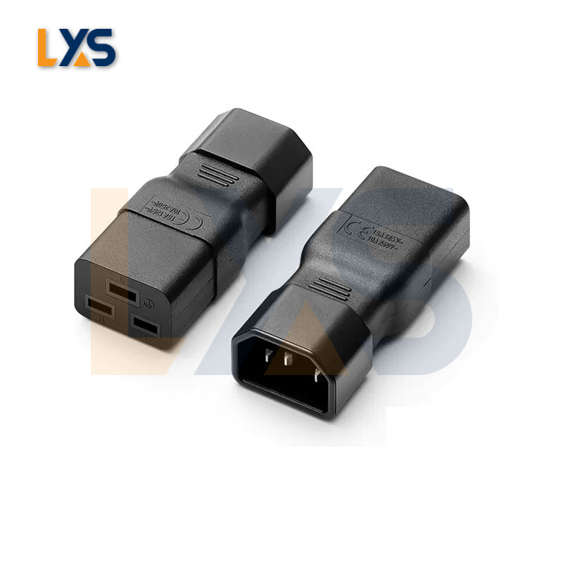 C14 to C19 Plug Adapter for M20S M21S M30S M31S M32S M50 miners