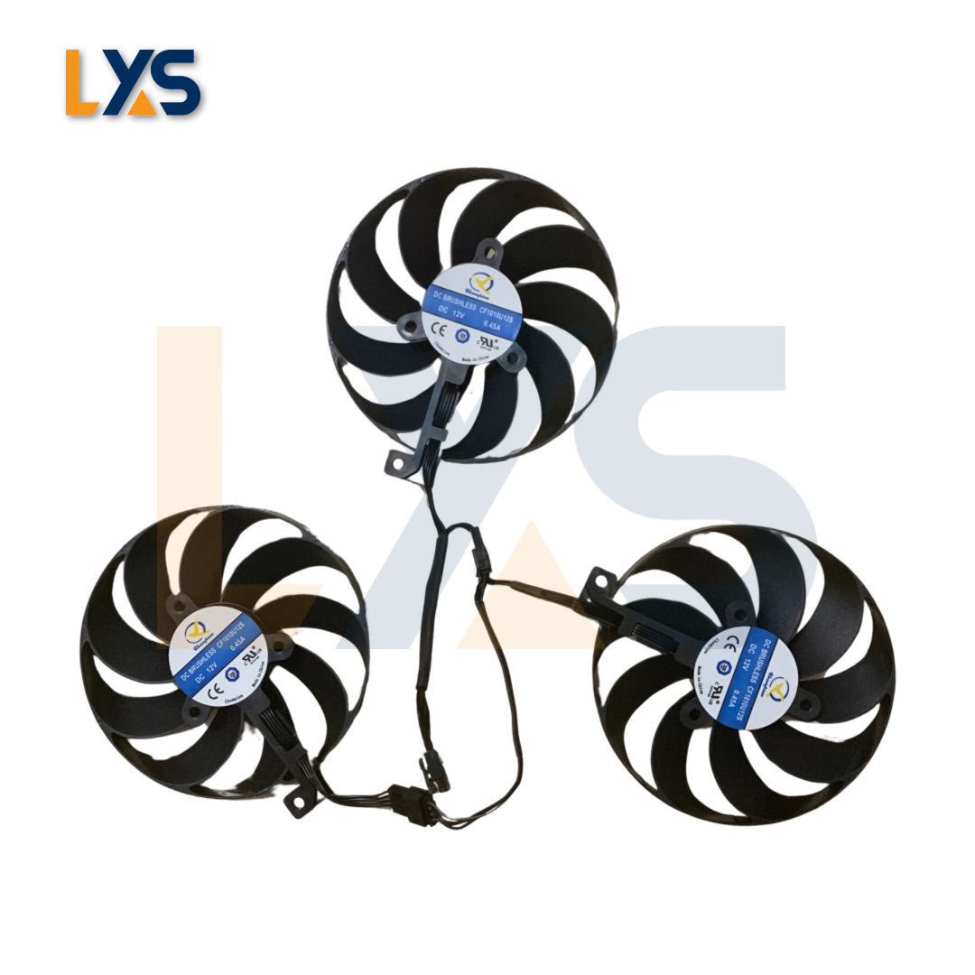 CF1010U12S FDC10U12S9-C 95mm Graphics Card Cooling Fans - Replacement Fan Cooler for XFX AMD Radeon GPU (Full set)