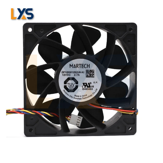 brand new martech 12cm 120x120x38mm 6000rpm cooling fan for antminer l7 s19 s19j s19jpro asic miner cooling system
