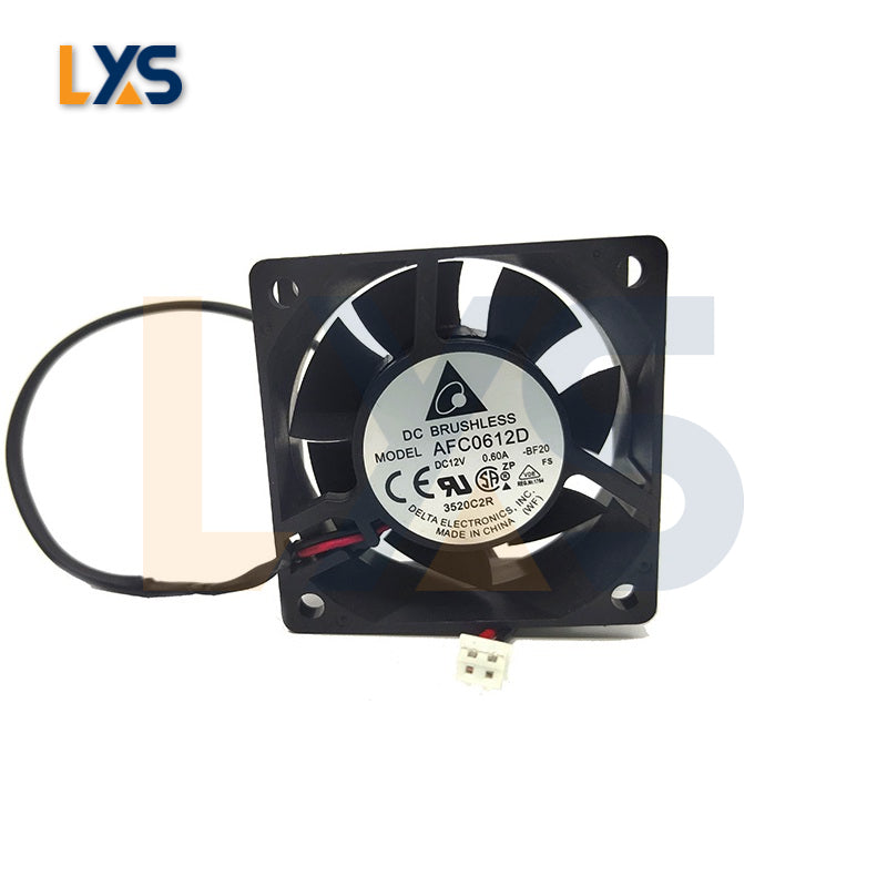 AFC0612D 60x60x25mm Delta Cooling Fan 12V for Bitmain Iceriver Power Supply Unit PSU