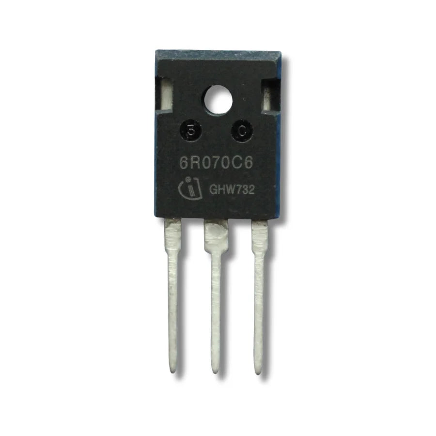 Front view of IPW60R070C6 600V 53A N-Channel SJ MOSFET