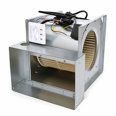 Iceriver Silver Industrial silencer with pure-copper AC motor, 200W or 300W variant.