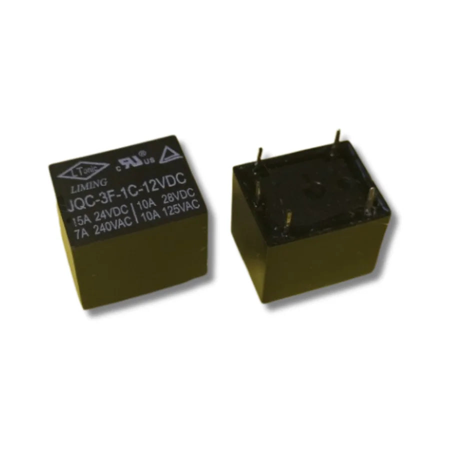 Front and back view of JQC-3F-1C-12VDC Power Relay