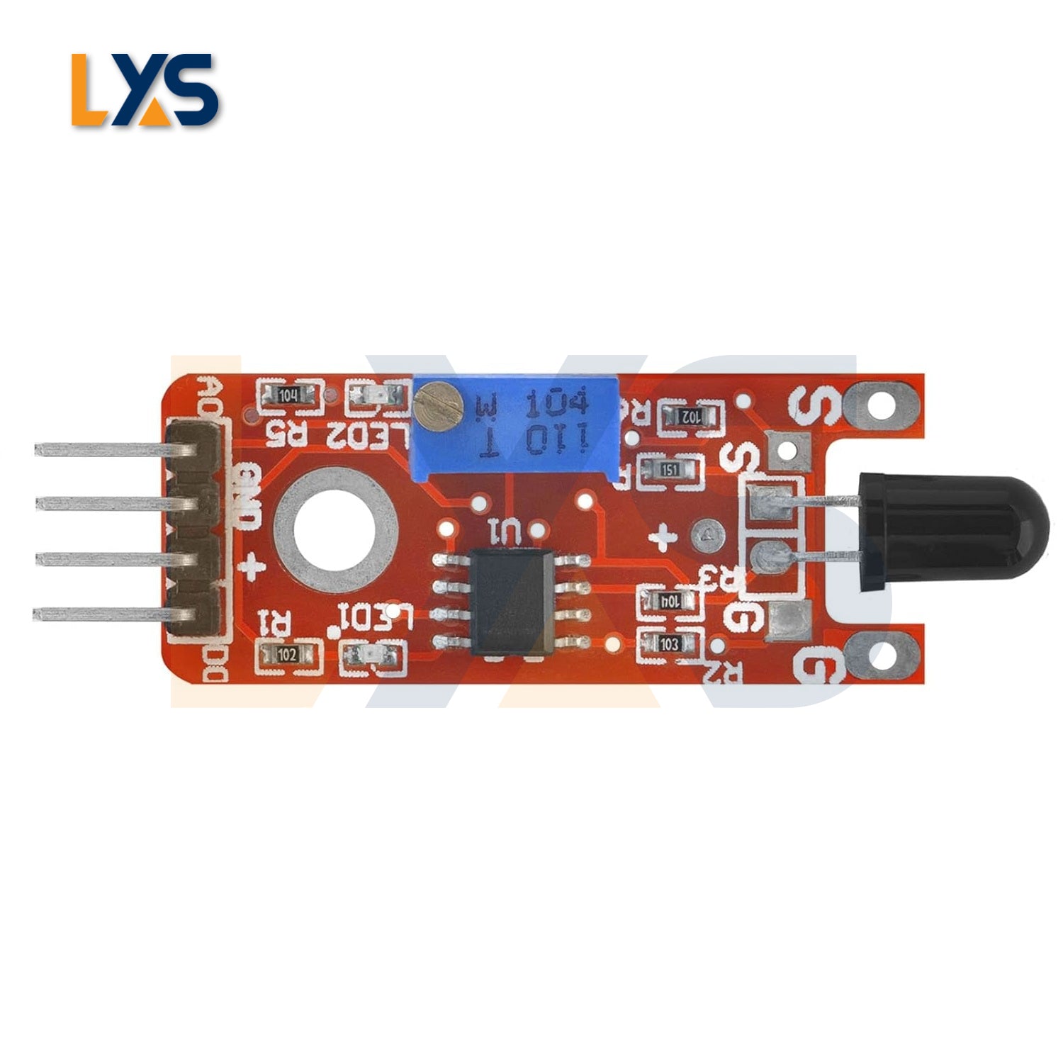 KY-026 Flame Sensor Module for Fire Detection Arduino and Raspberry Pi Compatible