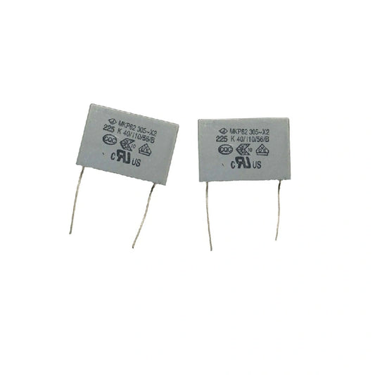 The MKP62 305V X2 225k Film Capacitor for interference suppression in various electrical systems.
