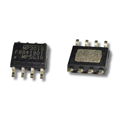 Front and back view of MP2019GN Chip for Antminer Hashboard