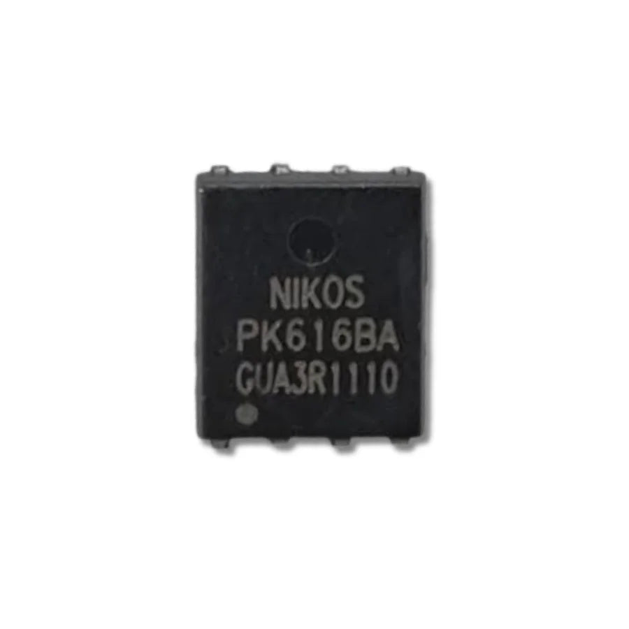 Front view of PK616BA N-channel MOSFET Innosilicon hashboard