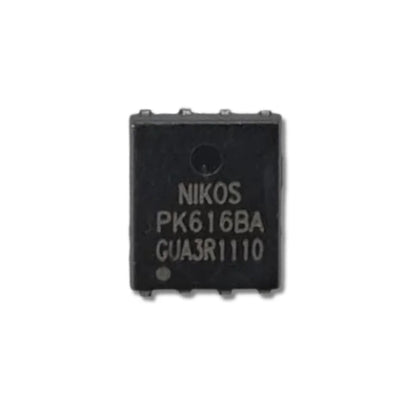 Front view of PK616BA N-channel MOSFET Innosilicon hashboard