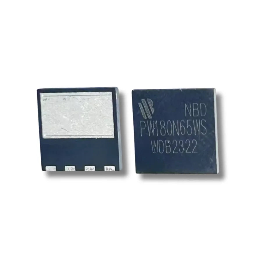 Front and back view of PW180N65WS MOSFET for Antminer S19Hyd Hashboard