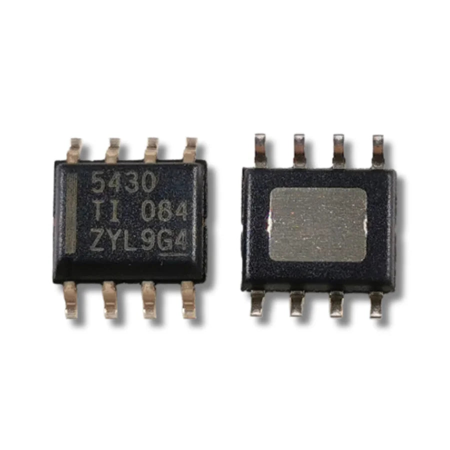 Front and back view of TPS5430DDAR Buck Regulator for Industrial Power Systems