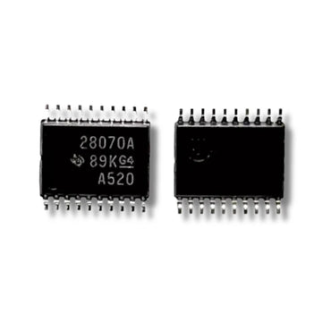 Front and back view of UCC28070APWR UCC28070A PFC