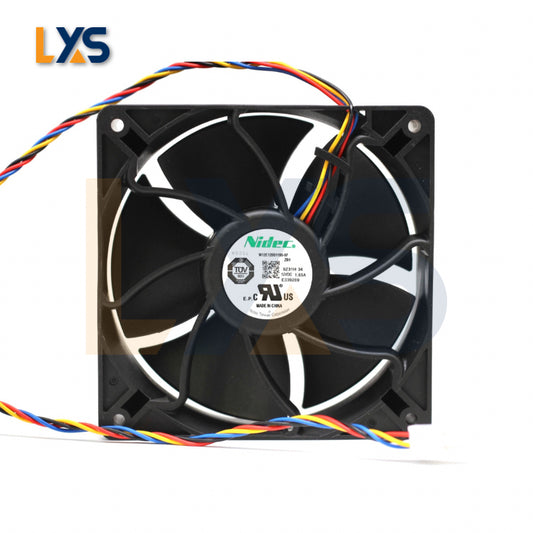 W12E12BS11B5-07 Antminer S21 S19k Fan 12cm 4pin Square 12V 1.65A