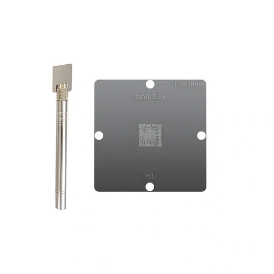 Whatsminer H3 CPU BGA Reballing Stencil - Precision Steel Mesh for Allwinner H3 Chip Repair