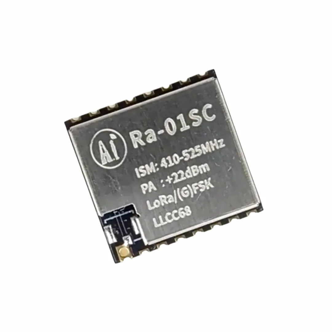 Llcc68 Transceiver Module Ra-01SC LLCC68 LoRa Module SPI IPEX 410-525MHz Ai-Thinker – LYS Shenzhen