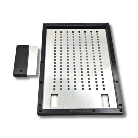 S21XP Hydro silicone grease stencil, finished to avoid scratching ASIC chip tops or heatsink module.