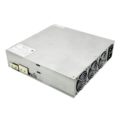 APW12 power supply installed on Antminer S19 ASIC miner for Bitcoin mining operations