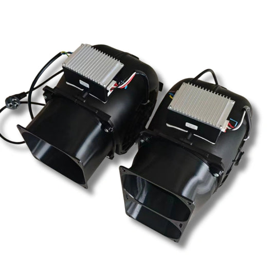 Compact Gen2 blower silencer with brushless DC motor for ASIC miners